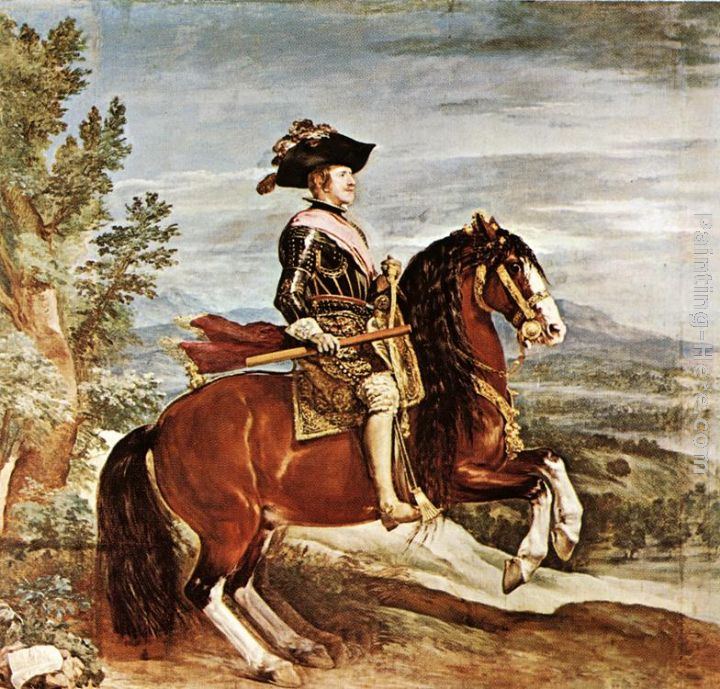 Diego Rodriguez de Silva Velazquez Equestrian Portrait of Philip IV